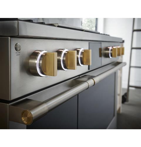 Monogram ZDP484NGTSS 48quot DualFuel Professional Range with 4 Burners