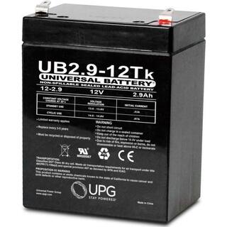 UPG 12-Volt 2.9 Ah F1 Terminal Sealed Lead Acid (SLA) AGM Rechargeable Battery UB1229T