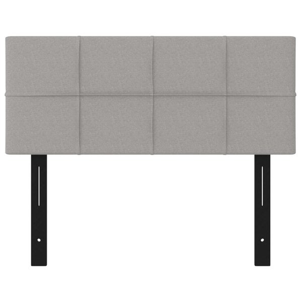 vidaXL Headboards 2 pcs Dark/Light Gray multisize Fabric - - 37421105