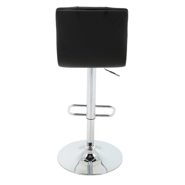 Brage Living Bentley Adjustable Height Barstool Set (Set of 2) - Black