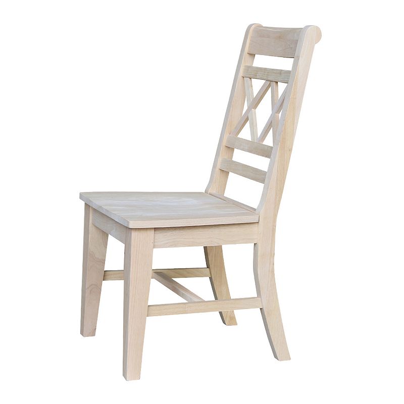 International Concepts 2-piece Canyon Double X-Back Chair Set