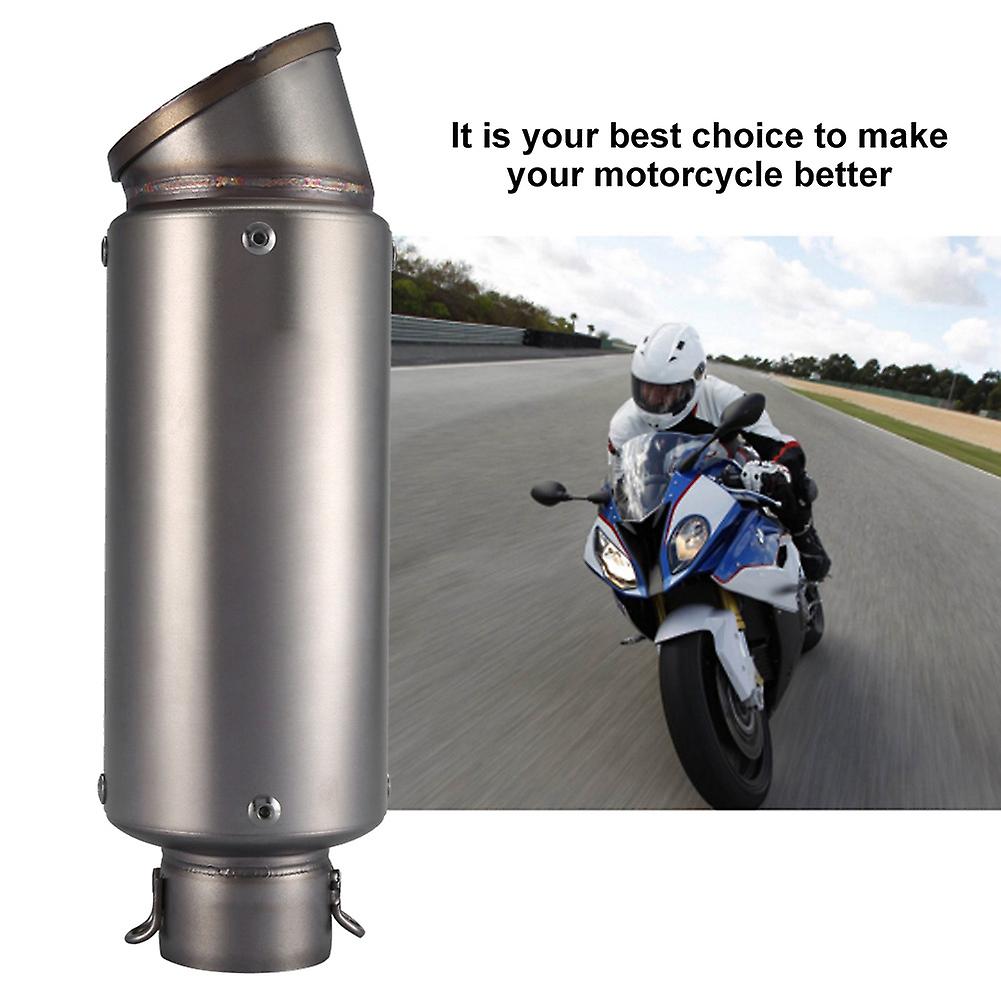 Motorcycle Oblique Universal 51mm Slip On Exhaust Rear Pipe Tailpipe (#3)