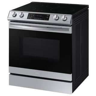  30 in. 6.3 cu. ft. Slide-In Induction Range with Air Fry Convection Oven in Fingerprint Resistant Stainless Steel NE63B8611SS