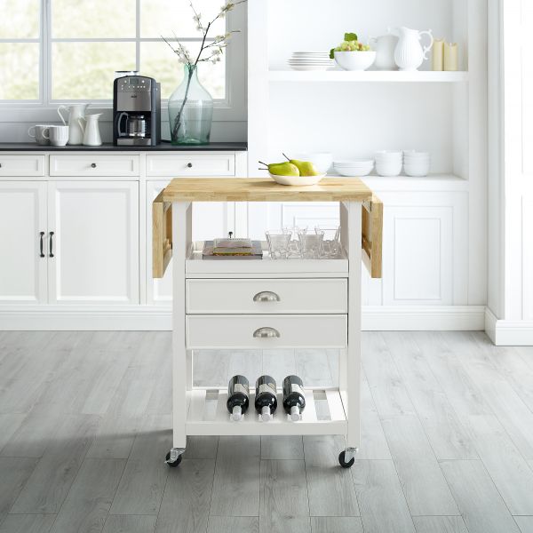 Bristol Double Drop Leaf Kitchen Cart