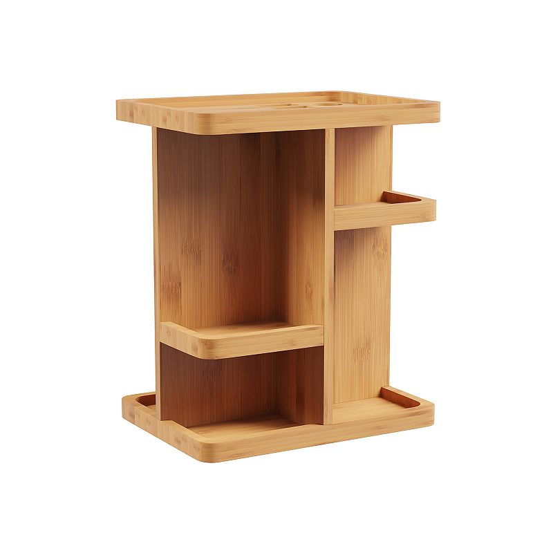 Portsmouth Home Bamboo Make-Up Organizer