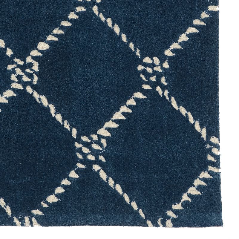 Linon Trio Rope Pattern Rug