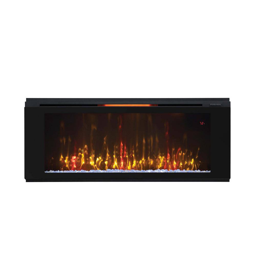 Classic Flame Helen 48 in. Wall-Mount Electric Fireplace in Black 48HF320FGT