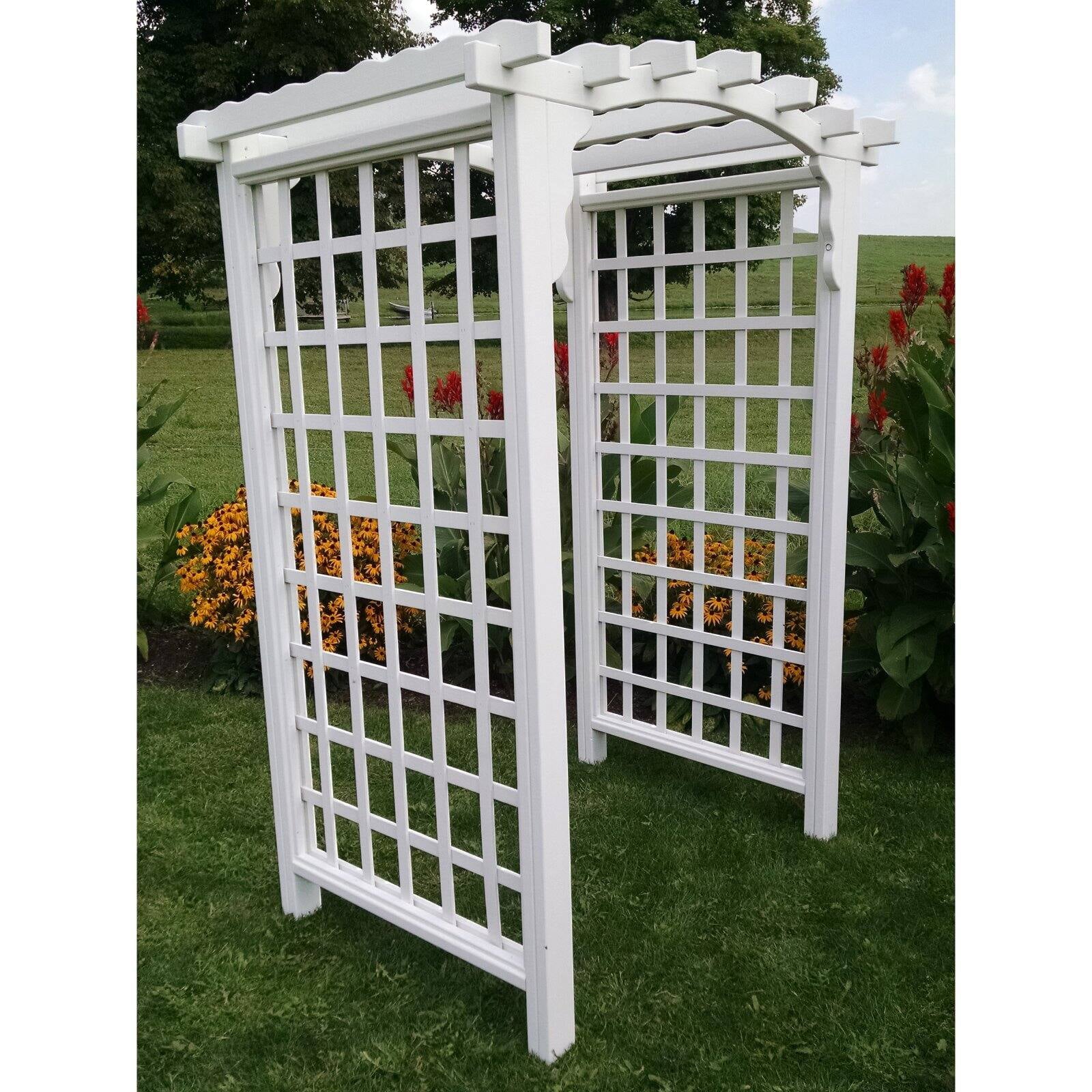 A & L Furniture Cambridge 7.3 ft. High Wood Arbor