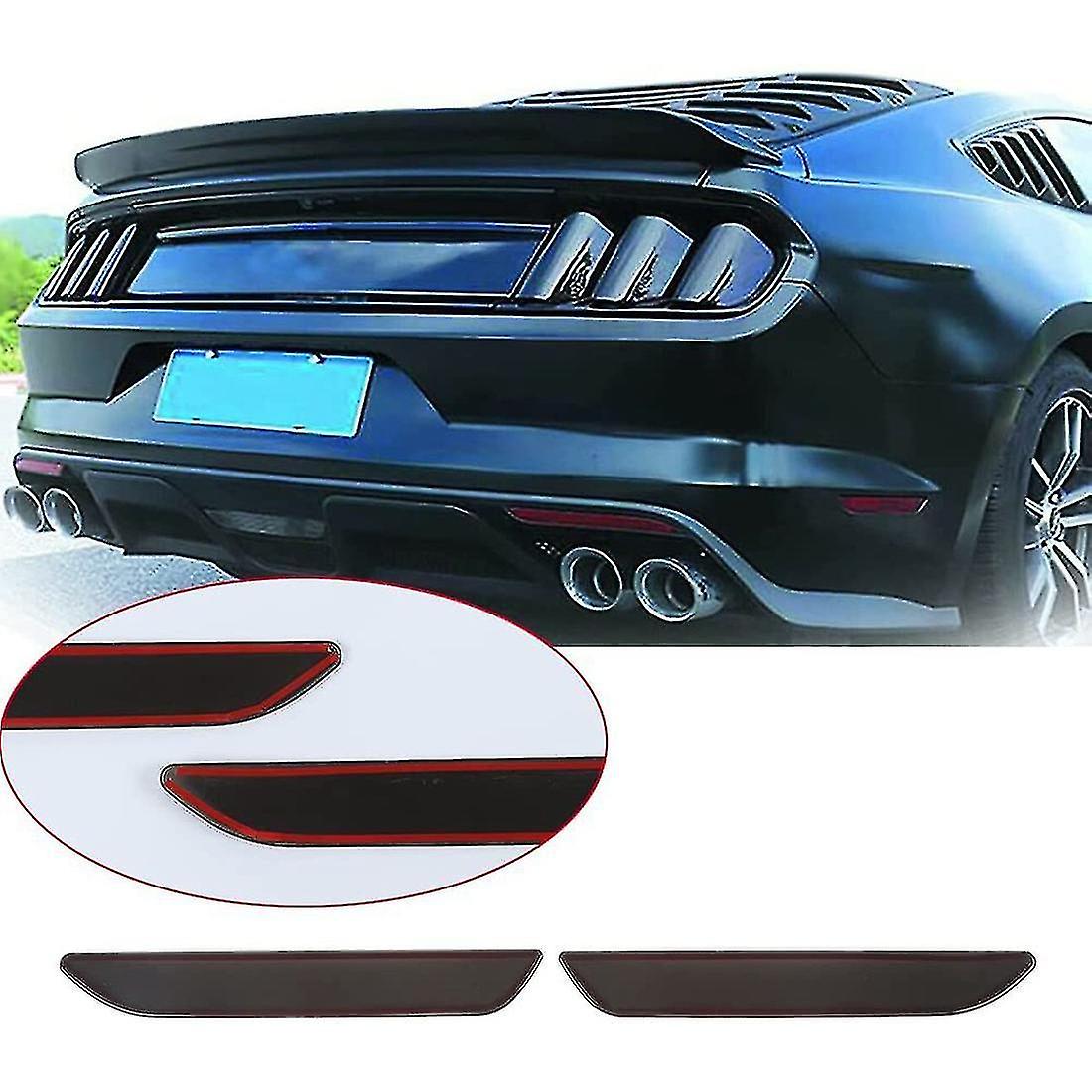 Wheel Eyebrow Light Lamp Cover Abs For 2015-2022 Exterior Car Accessories ，smoked Black