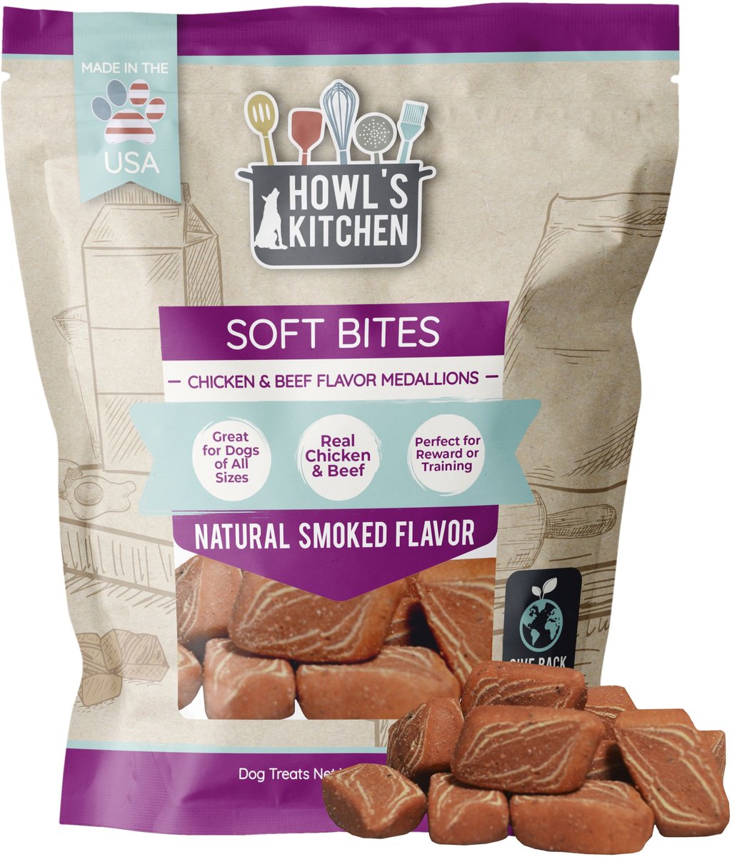 Howl's Kitchen Meaty Medallions Chicken and Beef Flavor Dog Treats