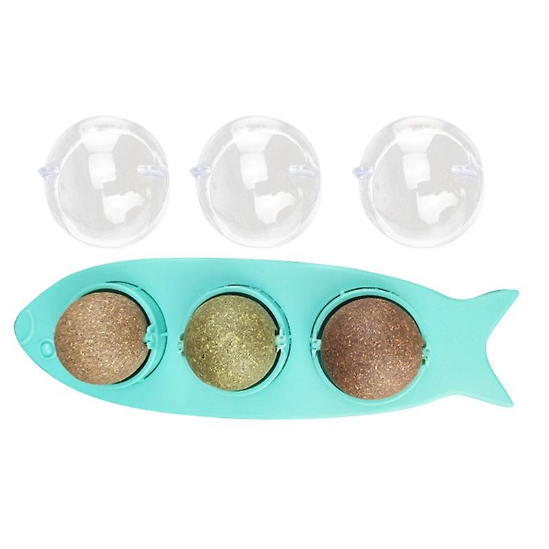 3 In 1 Cat Catnip Toys Ball Cat Candy Licking Snacks Nutrition Catnip Snack Nutrition Energy Ball Kitten Cat Toy Cat Supplies