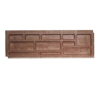 NextStone Random Rock 15.5 in. x 48 in. Faux Stone Siding Panel in Tri Gray (4-Pack) RRP-TG-4