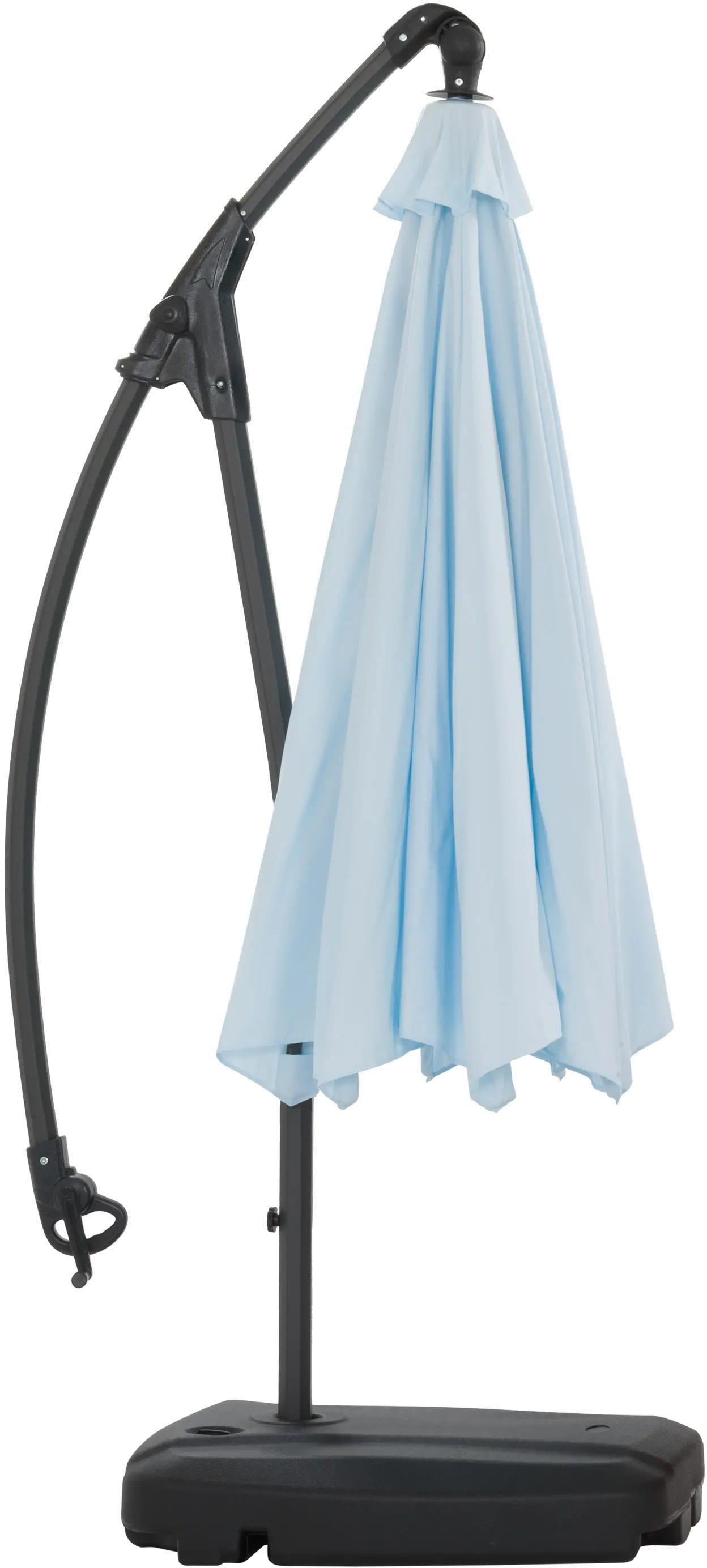 9.5 ft Cantilever Patio Umbrella in Light Blue