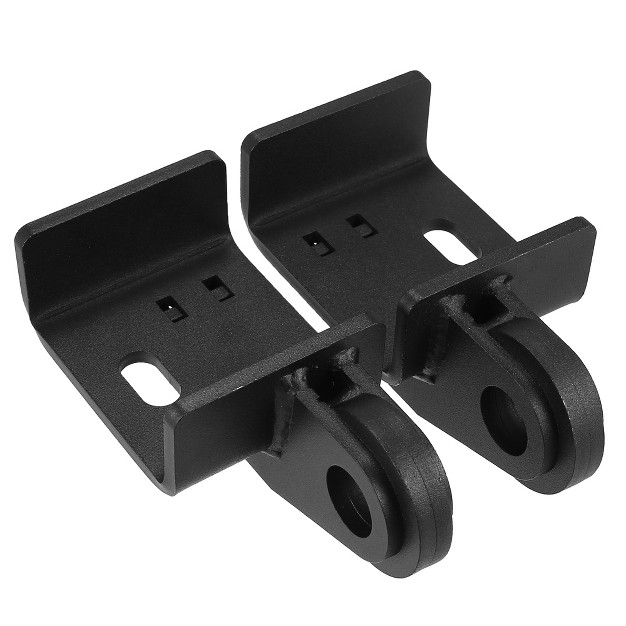 Unique Bargains Front Tow Hook D Ring Mounting Bracket Tow Hook Bracket Kit For Toyota Tacoma 2009 2021 Black 2pcs