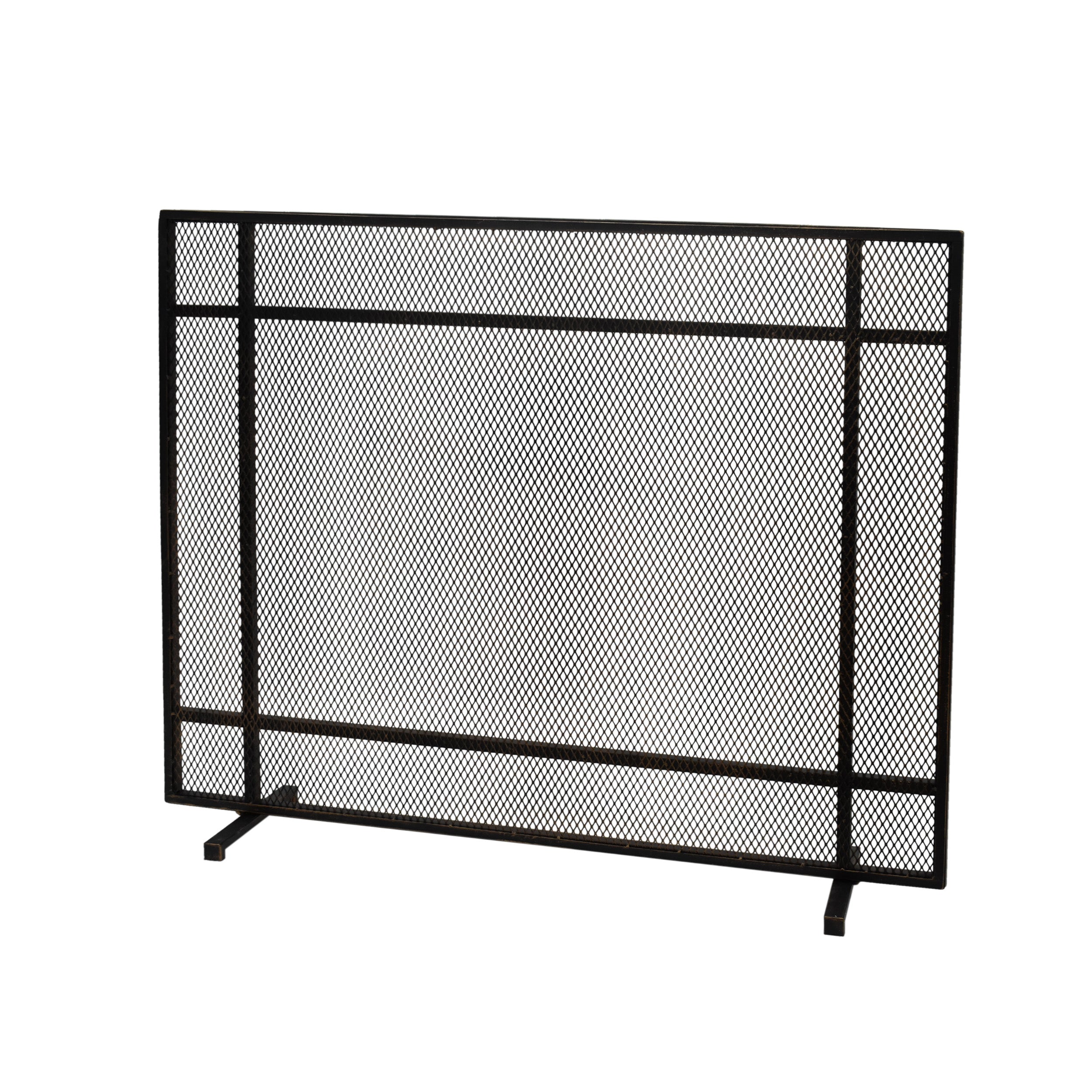 Markus Modern Single Panel Iron Firescreen