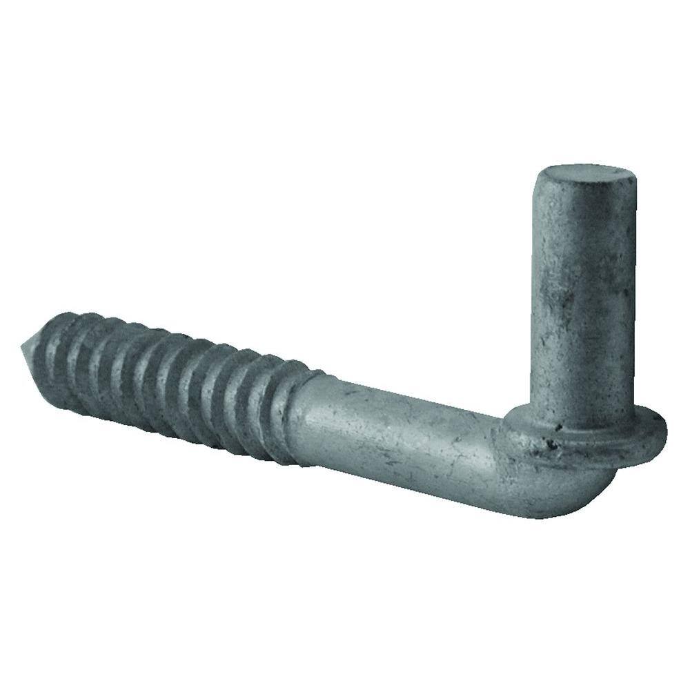 Everbilt 58 in. x 4-12 in. Chain Link Fence Lag Screw Hinge 328506EB