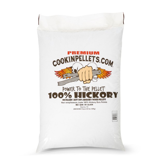 Cookinpellets Premium 100 Percent Natural Flavored Grill Smoker Smoking Hardwood Wood Pellets 40 Pound Bag