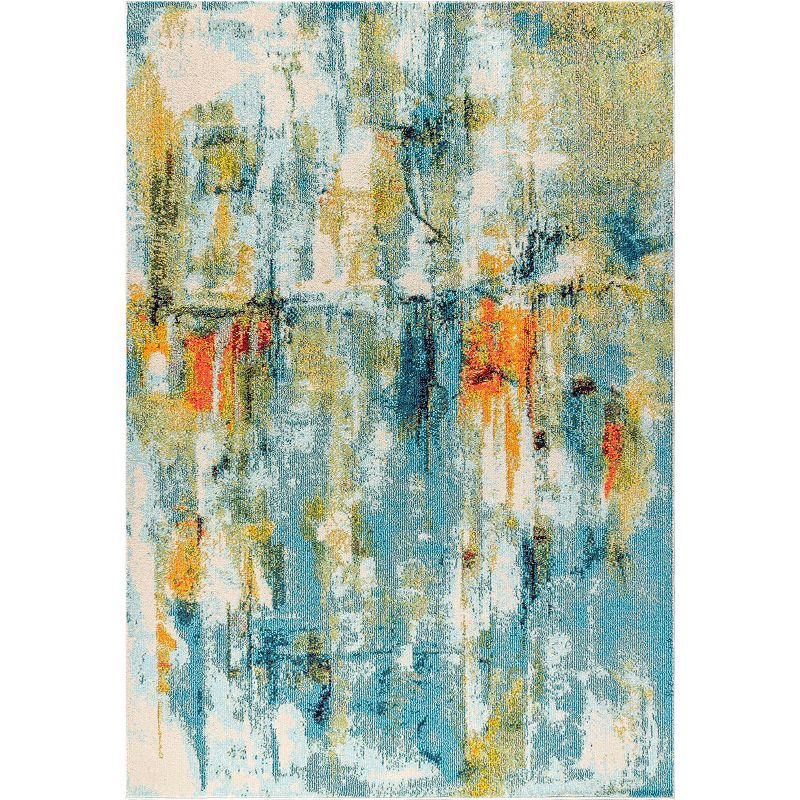 JONATHAN Y Contemporary POP Modern Abstract Waterfall Rug