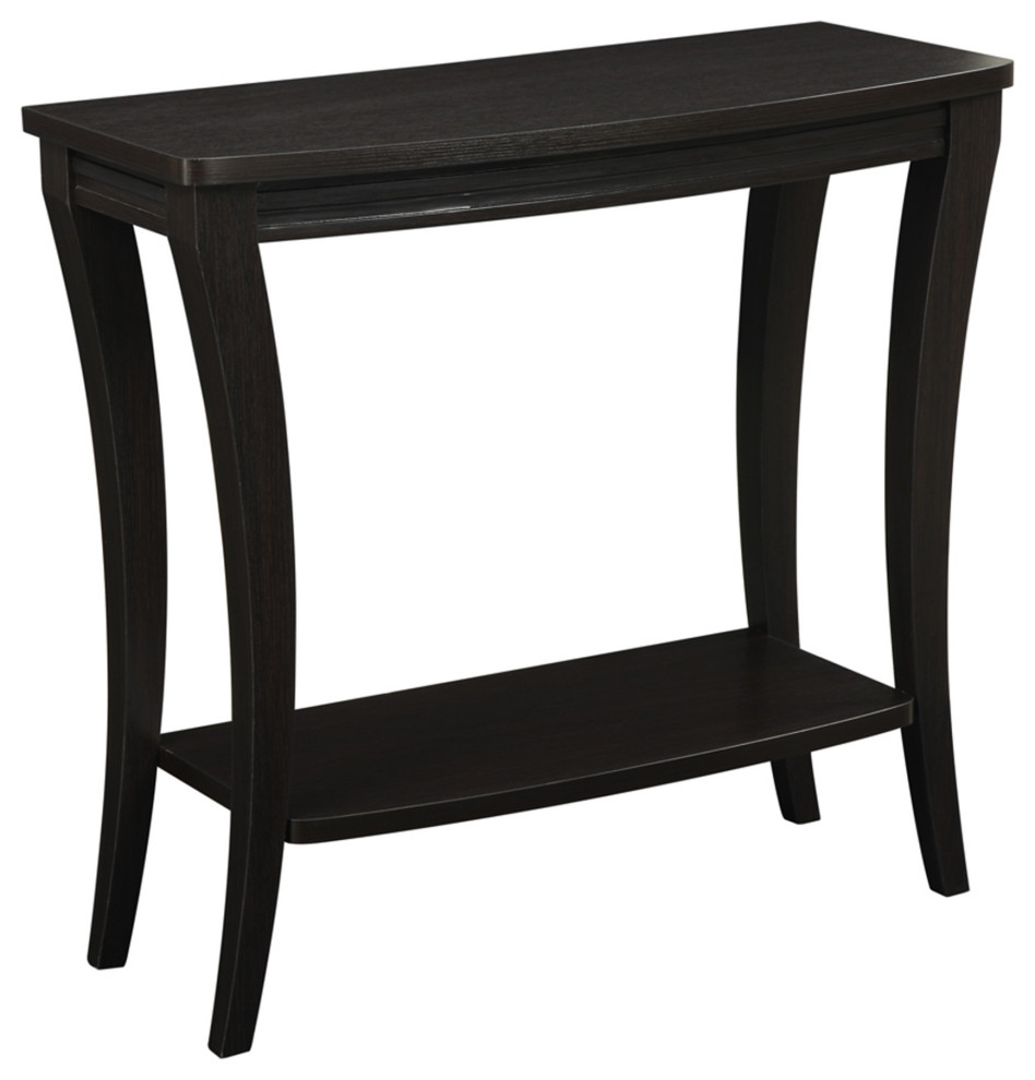 Newport Console Table With Shelf   Transitional   Console Tables   by Convenience Concepts  Houzz