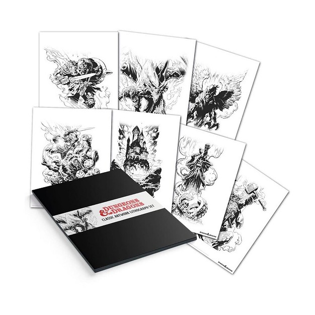 Fanattik Dungeons amp Dragons Lithograph Set