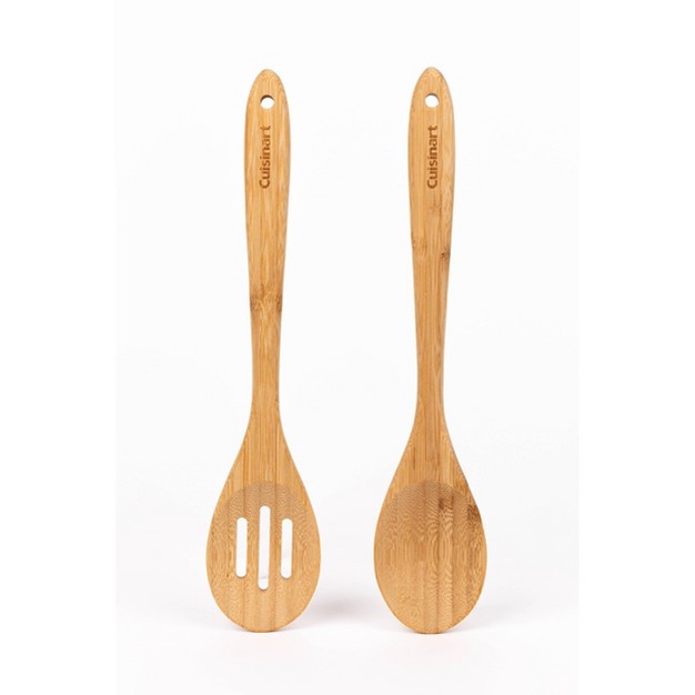 Cuisinart Green Gourmet Bamboo Wood Set Of 2 Spoons