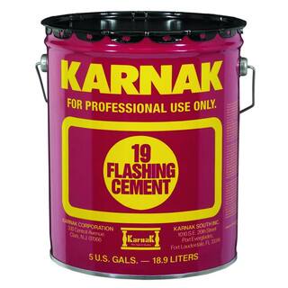 Karnak 5 Gal. 19 Flashing Roof Cement 19-5-HD