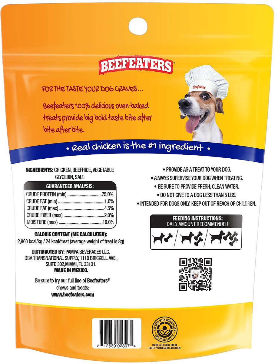 Beefeaters Beefhide Twist Chicken Jerky Dog Treat