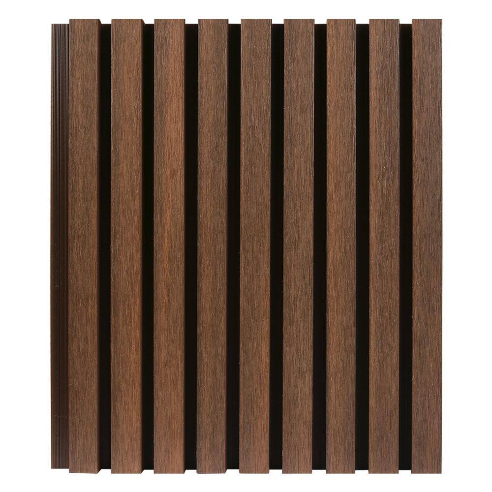 NewTechWood European Siding System 4.8 in. x 192 in. Composite Norwegian Board Siding in Brazilian Ipe (14-Piece) UH46-16-IP-14