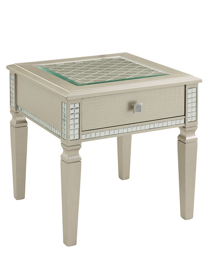 Furniture of America Deephaven 1 Drawer End Table