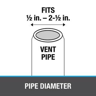 Oatey Sideflash 8-12 in. x 8 in. Vertical Vent Pipe Roof Flashing with 12 in. - 2-12 in. Adjustable Diameter 12805