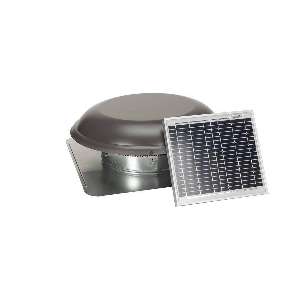 Air Vent 800 CFM 10-Watt Solar Powered Exhaust Roof Mount Attic Ventilator NPSP8WW