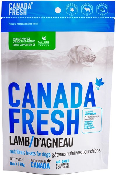 Canada Fresh Lamb Dog Treats， 6-oz bag