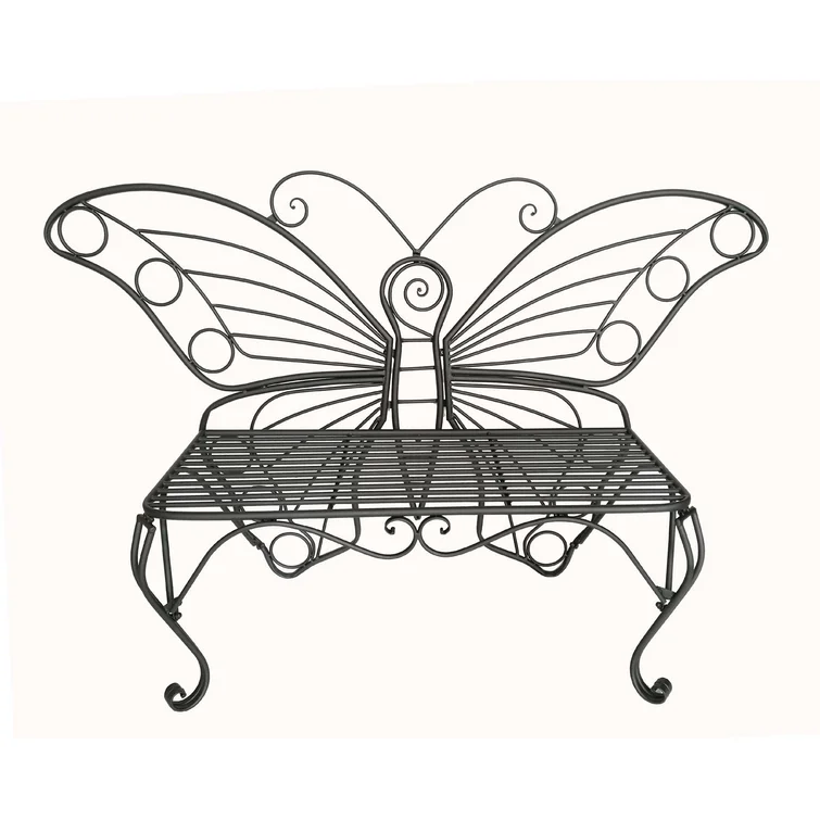 💒Last Day Special 70% off - Butterfly Metal Two People Outdoor Bench