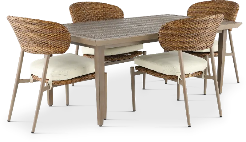 Drew and Jonathan Home Skyview 5 Piece Patio Dining Set