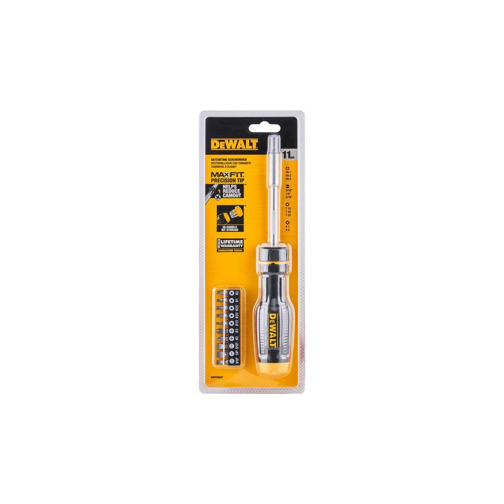 DW Ratcheting Screwdriver Set (11-Piece) DWHT68002