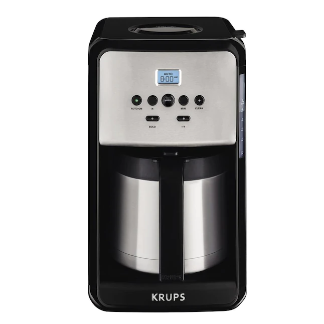 Krups ET351 12-Cup Black/Stainless Residential Drip Coffee Maker