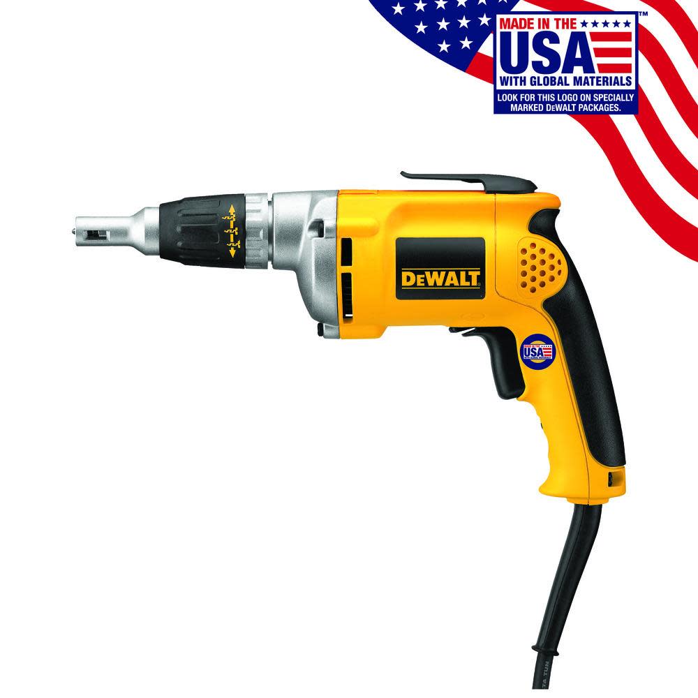 DEWALT HEAVY-DUTY VSR DRYWALL SCREWDRIVER (DW272)