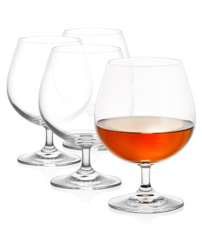 JoyJolt Cask Brandy Glass Set of 4