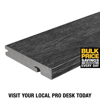 NewTechWood UltraShield Naturale Columbus Series 1 in. x 6 in. x 16 ft. Hawaiian Charcoal Solid Composite Decking Board US33-16-N-CH