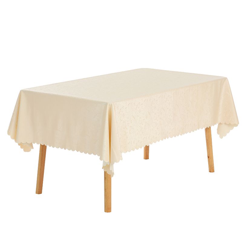 Rectangle Pvc Wrinkle-resistant Washable Suitable Restaurant Table Cover 1 Pc， 55 X 79