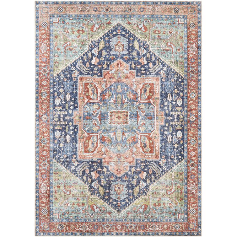 Didmantas Performance Rust/Blue Rug