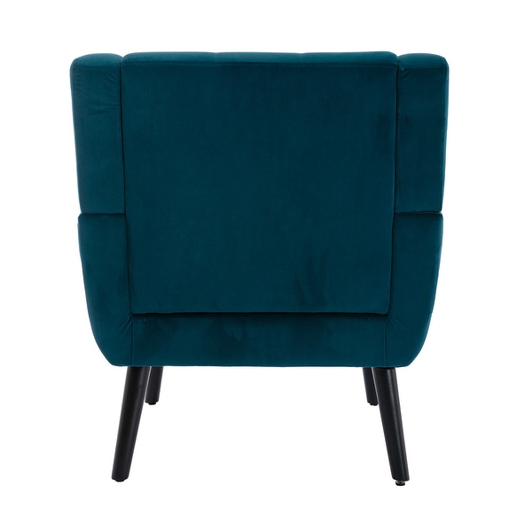 Modern Soft Linen Material Ergonomics Accent Chair