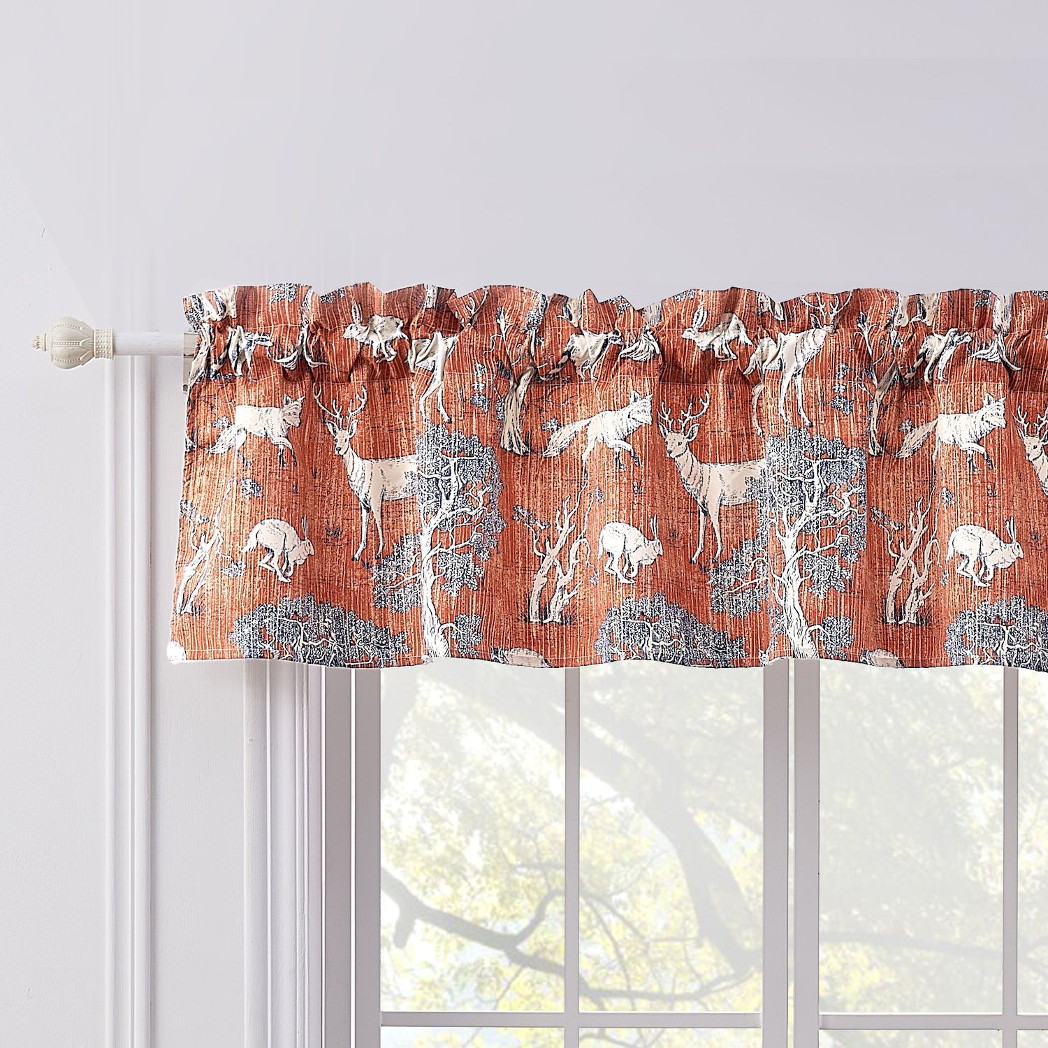 Barefoot Bungalow Menagerie Window Valance