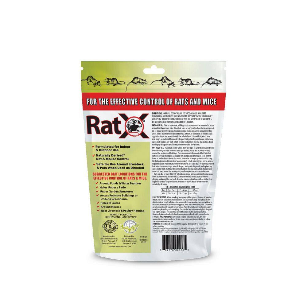 ECOCLEAR PRODUCTS RatX 1 lb. Rodent Control 100516268