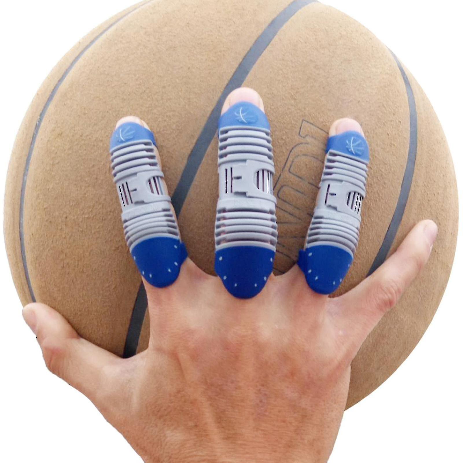 Hollow Finger Guards Lightweight Basketball Pattern Adjustable Buckle Finger Brace For Volleyball