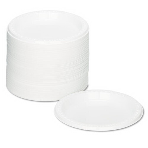 TABLEMATE PRODUCTS  CO. TBL7644WH Plastic Dinnerwa...