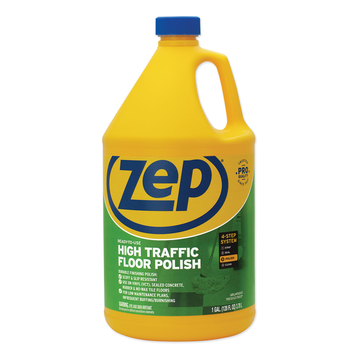 High Traffic Floor Polish by Zep Commercialandreg; ZPEZUHTFF128EA