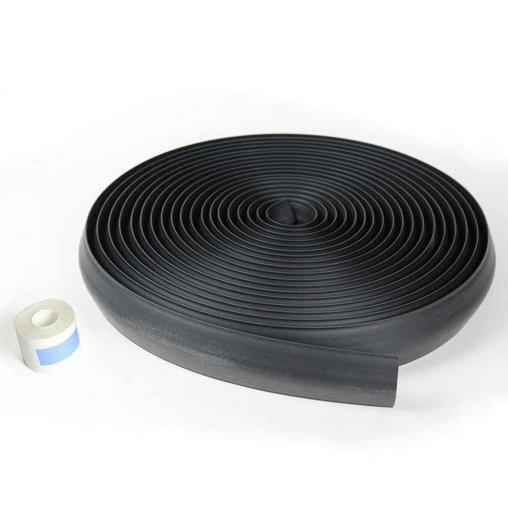 Legrand Wiremold Corduct 50 ft. 1-Channel Over-Floor Cord Protector Black CDBK-50