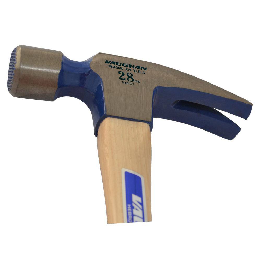 Vaughan 28 oz. Milled Face Framing Hammer 18 in. Hardwood handle 606M