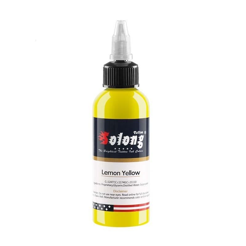 30ml Color Tattoo Ink Paint Lemon Yellow